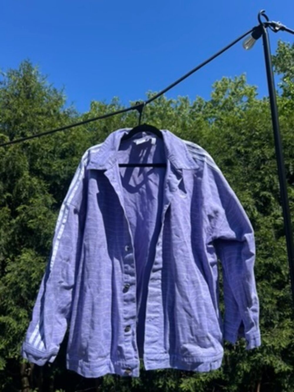Adidas Originals Fakten Dolphin Print Jacket | Lilac | Size XXL